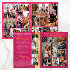 08 Pages Memorial Pink Funeral Program Template, Editable Bifold 8.5x11” Design, Obituary Celebration Of Life Program, Digital Download - Editable Memorial Canva Template