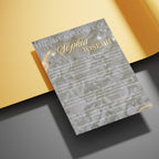 08 Pages White Rose Glitter Stars Funeral Program Template, Editable Bifold 8.5x11” Design, Obituary Celebration Of Life, Digital Download - Editable Memorial Canva Template