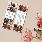 In Loving Memory Bookmark Canva Editable Template, Memorial Bookmark Template, Rest in Piece Bookmark Design, Funeral memorial Template - Editable Memorial Canva Template