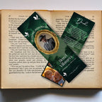 In Loving Memory Green Bookmark Canva Editable Template, Memorial Bookmark Template, Rest in Piece Bookmark Design,Funeral memorial Template - Editable Memorial Canva Template