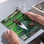 04 Green Church Anniversary Program Template, Editable Bifold 8.5x11” Design, Church Appreciation Program, Anniversary & Faith Celebration - Editable Memorial Canva Template
