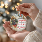 100+ In Loving Memory Christmas Ornament Editable Template, Round Christmas in Heaven, Memorial Ornaments Template, Funeral & Celebration - Editable Memorial Canva Template