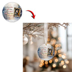 30 In Loving Memory Christmas Ornament Editable Template, Round Christmas in Heaven, Memorial Ornaments Template, Funeral & Celebration - Editable Memorial Canva Template