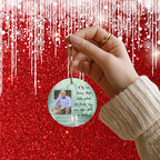 30 In Loving Memory Christmas Ornament Editable Template, Round Christmas in Heaven, Memorial Ornaments Template, Funeral & Celebration - Editable Memorial Canva Template