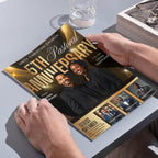 04 Pastoral Church Flyer Anniversary Program Template, Funeral Program, Church Program Template, Obituary Celebration Of Life Program - Editable Memorial Canva Template