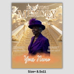 In Loving Memory Canva Editable Template, In Loving Memory Template, Memorial Template,Rest In Piece Template,Funeral & Celebration of Life - Editable Memorial Canva Template