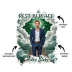 33 In Loving Memory T Shirt Canva Editable Templates, Rest In Peace Templates, Memorial Canva Template, Funeral & Celebration of Life - Editable Memorial Canva Template