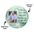 10 Memorial Christmas Ornament Bundle Canva Template, Round Christmas in Heaven, Memorial Ornaments Template, Funeral & Celebration - Editable Memorial Canva Template
