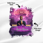 10 In Loving Memory T Shirt Canva Editable Templates, Memorial Editable Templates, Rest In Peace Designs, Funeral & Celebration of Life - Editable Memorial Canva Template
