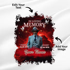 10 In Loving Memory Red T Shirt Canva Editable Templates, Memorial Editable Template, Rest In Peace Designs, Funeral & Celebration of Life - Editable Memorial Canva Template