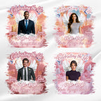 10 Pink Celebrating Of Life Canva Editable T Shirt Templates, In Loving Memory Template, Rest in Peace, Memorial Template,Digital Download - Editable Memorial Canva Template