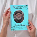 Funeral Prayer Card Canva Editable Template, In Loving Memory Template, Memorial Prayer Card, Printable Funeral Remembrance Card - Editable Memorial Canva Template