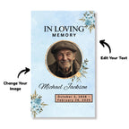Funeral Prayer Card Canva Editable Template, In Loving Memory Template, Memorial Prayer Card, Printable Funeral Remembrance Card - Editable Memorial Canva Template