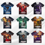 10 In Loving Memory Canva Editable All Over T Shirt Templates, Memorial Shirt Bundle, Rest in Peace, Funeral Shirt, Perfect for Sublimation - Editable Memorial Canva Template