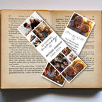 In Loving Memory Bookmark Canva Editable Template, Memorial Bookmark Template, Rest in Piece Bookmark Design, Funeral memorial Template - Editable Memorial Canva Template