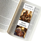 In Loving Memory Bookmark Canva Editable Template, Memorial Bookmark Template, Rest in Piece Bookmark Design, Funeral memorial Template - Editable Memorial Canva Template