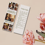 In Loving Memory Bookmark Canva Editable Template, Memorial Bookmark Template, Rest in Piece Bookmark Design, Funeral memorial Template - Editable Memorial Canva Template