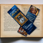 In Loving Memory Blue Bookmark Canva Editable Template, Memorial Bookmark Template, Rest in Piece Bookmark Design, Funeral memorial Template - Editable Memorial Canva Template