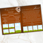 04 Pages Funeral Program Template, Bi-Fold Funeral Program, Obituary Celebration Of Life Program, Memorial Canva Template, Digital Download - Editable Memorial Canva Template