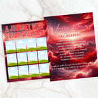12 Page Red Memorial Essence Magazine Template, Celebration of Life Program Keepsake, Obituary Celebration Of Life Program, Digital Download - Editable Memorial Canva Template