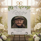 Memorial Funeral Welcome Sign Template, In Loving Memory Template, Editable Celebration of Life Poster, Printable Funeral Remembrance Card - Editable Memorial Canva Template