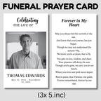 In Loving Memory Funeral Prayer Card Editable Template, In Loving Memory Template, Memorial Prayer Card, Printable Funeral Remembrance Card - Editable Memorial Canva Template