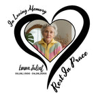 10 Editable Memorial Butterfly Flying Template, In Loving Memory Butterfly Picture Frame, Memorial Canva Template, Remembrance Favor - Editable Memorial Canva Template