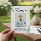 In Loving Memory Funeral Prayer Card Editable Template, Celebration of Life Template, Memorial Prayer Card, Printable Funeral Remembrance - Editable Memorial Canva Template