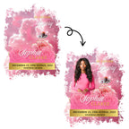 07 In Loving Memory Pink T Shirt Canva Editable Templates, In Loving Memory Template, Memorial Canva Template, Funeral & Celebration of Life - Editable Memorial Canva Template
