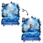 04 In Loving Memory Blue T Shirt Canva Editable Templates, In Loving Memory Template, Memorial Canva Template, Funeral & Celebration of Life - Editable Memorial Canva Template