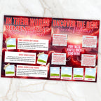 12 Page Red Memorial Essence Magazine Template, Celebration of Life Program Keepsake, Obituary Celebration Of Life Program, Digital Download - Editable Memorial Canva Template