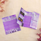 Heavenly Purple Gatefold Funeral Program Template, In Loving Memory Template,Memorial Gatefold Program, Celebration of Life Funeral Brochure - Editable Memorial Canva Template