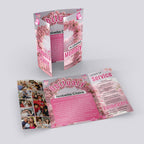Angel Wings Pink Gatefold Funeral Program, In Loving Memory Template, Memorial Gatefold Program, Celebration of Life Funeral Brochure - Editable Memorial Canva Template