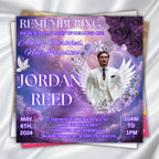 07 In Loving Memory Flyer Canva Editable Template, Memorial Remembrance Flyer, Rest In Peace, Forever In Our Memories, Digital Download - Editable Memorial Canva Template