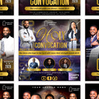 02 Holy Convocation Flyers Canva Editable Tmplate, Sunday Church Flyer, Religious Event Flyer, Praise and Worship, Digital Download - Editable Memorial Canva Template