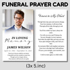 In Loving Memory Funeral Prayer Card Editable Template, In Loving Memory Template, Memorial Prayer Card, Printable Funeral Remembrance Card - Editable Memorial Canva Template