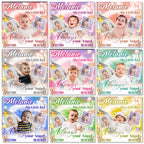 10 Memorial Pillow Sublimation Canva Editable Template, My Little Kid Pillow Template, In Loving Memory, Obituary Celebration Of Life - Editable Memorial Canva Template