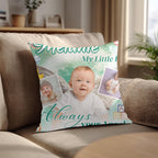 10 Memorial Pillow Sublimation Canva Editable Template, My Little Kid Pillow Template, In Loving Memory, Obituary Celebration Of Life - Editable Memorial Canva Template