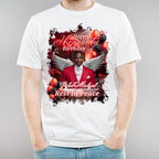 10 Happy Heavenly Bithday T Shirt Canva Editable Templates, In Loving Memory Templates, Memorial Canva Template, Digital Download - Editable Memorial Canva Template