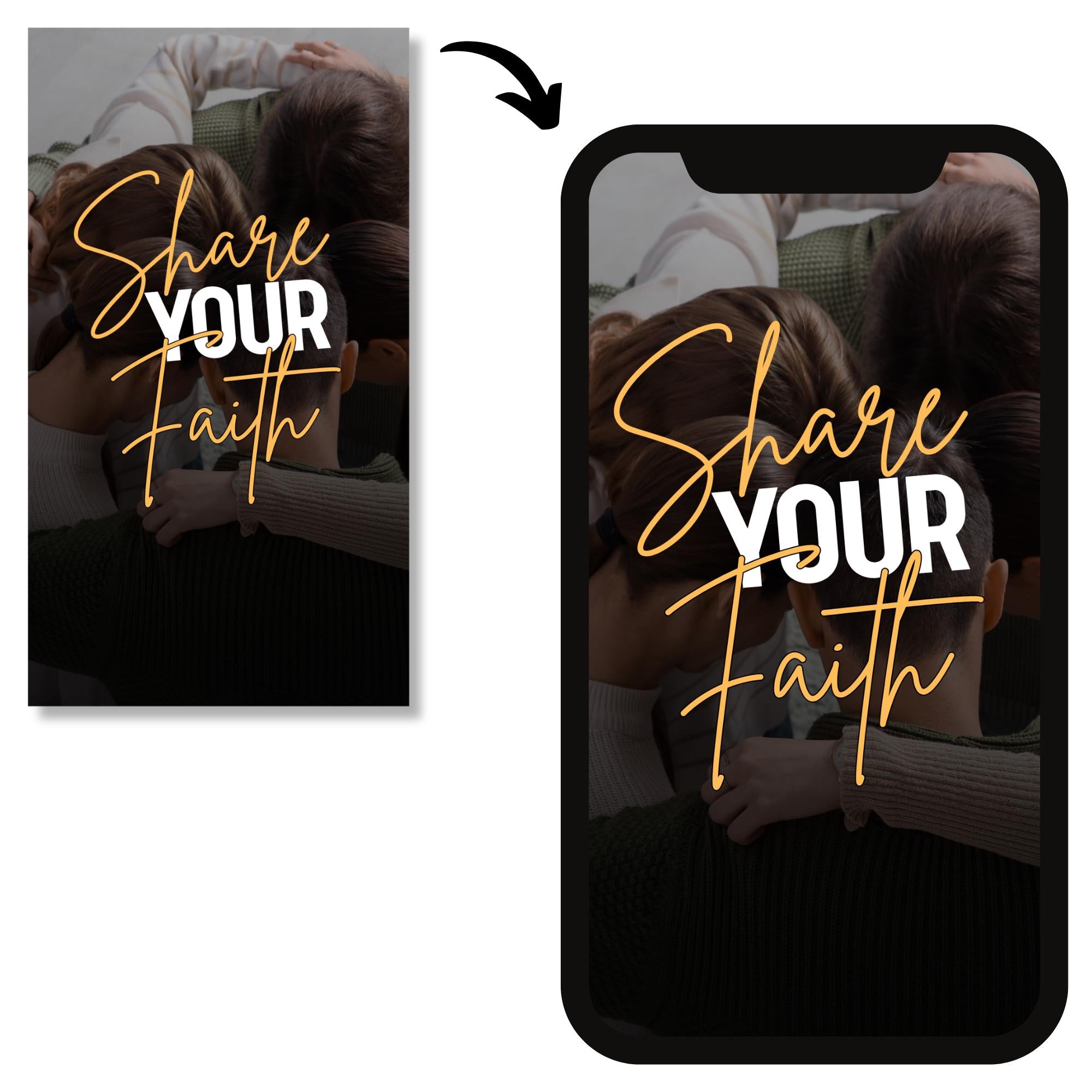 50 Church Social Media Canva Templates, Canva Church Template, Editable Church Event Posts, Eye-catching and vibrant posts, Digital Download - Editable Memorial Canva Template