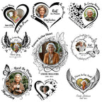 10 Editable Memorial Butterfly Flying Template, In Loving Memory Butterfly Picture Frame, Memorial Canva Template, Remembrance Favor - Editable Memorial Canva Template