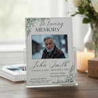 In Loving Memory Funeral Prayer Card Editable Template, Celebration of Life Template, Memorial Prayer Card, Printable Funeral Remembrance - Editable Memorial Canva Template