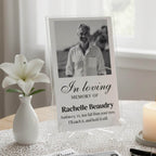 In Loving Memory Funeral Prayer Card Editable Template, Celebration of Life Template, Memorial Prayer Card, Printable Funeral Remembrance - Editable Memorial Canva Template