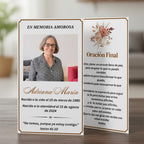 Celebrating The Life Of Prayer Card Template, Celebration of Life Template, Memorial Prayer Card, Printable Funeral Remembrance - Editable Memorial Canva Template