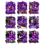 09 In Loving Memory Purple T Shirt Canva Editable Templates, Rest In Peace Template, Memorial Canva Template, Funeral & Celebration of Life - Editable Memorial Canva Template