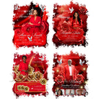 05 In Loving Memory Red T Shirt Canva Editable Templates, In Loving Memory Template, Memorial Canva Template, Funeral & Celebration of Life - Editable Memorial Canva Template