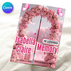 Angel Wings Pink Gatefold Funeral Program, In Loving Memory Template, Memorial Gatefold Program, Celebration of Life Funeral Brochure - Editable Memorial Canva Template