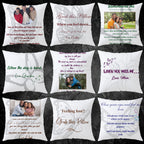 10 Memorial Pillow Sublimation Canva Editable Templates, When The Day Is Hard Templates, In Loving Memory, Always In Our Heart Pillow Design - Editable Memorial Canva Template