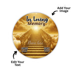 10 In Loving Memory Pin Button Canva Editable Templates, Memorial Pin Button Canva Designs, Funeral Pin Button Template, Digital Download - Editable Memorial Canva Template