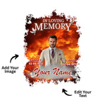 25 In Loving Memory T Shirt Canva Editable Templates, In Loving Memory Templates, Memorial Canva Template, Funeral & Celebration of Life - Editable Memorial Canva Template